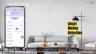 RS485 Hareket Dedektörü Akıllı Gömme Montajlı 24GHz