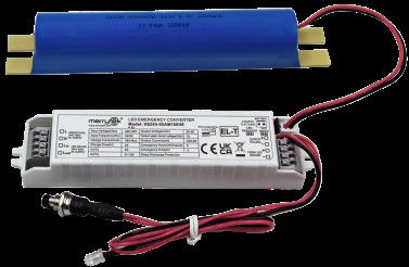 5 Yıllık Garanti 4W 3 saatlik LED acil durum sürücüsü ile LiFePO4 bataryası LED batten için 20-60Vdc çıkışı
